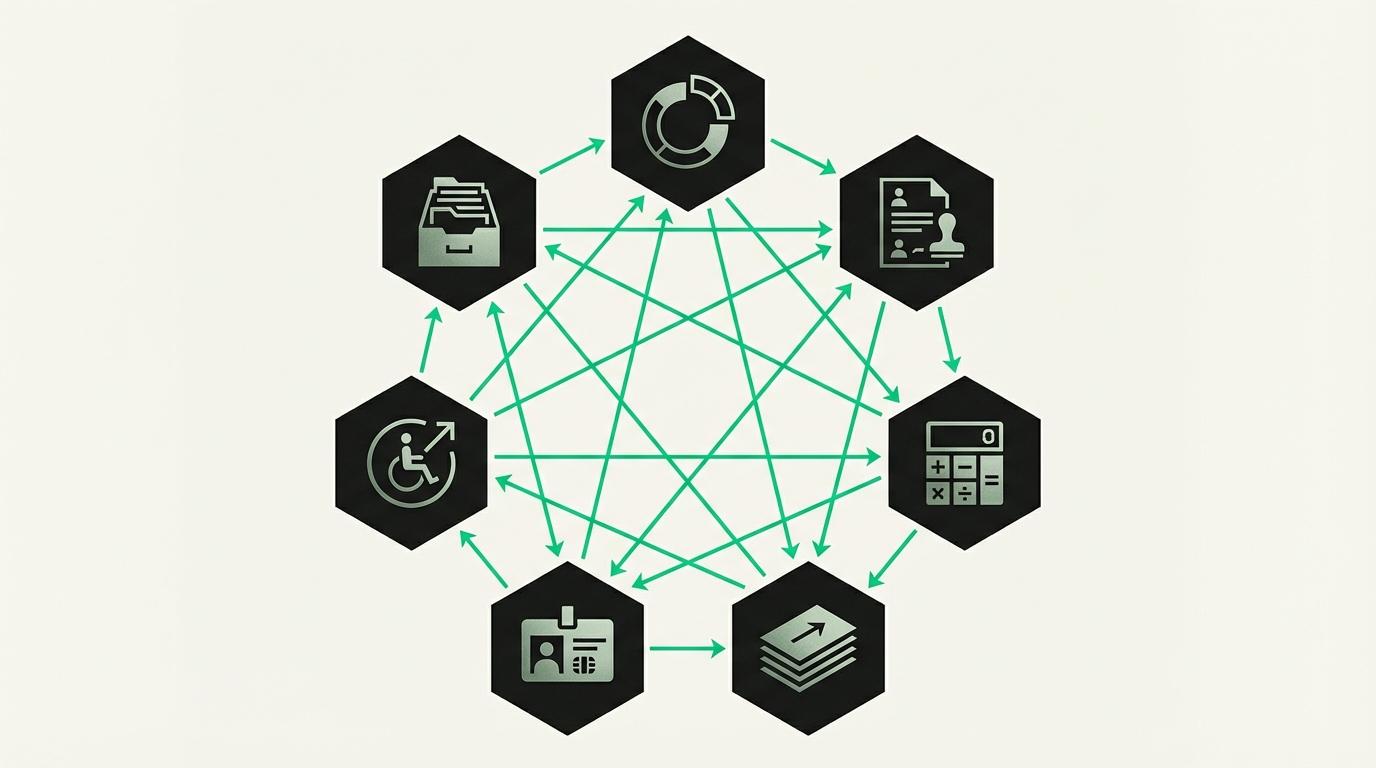 A network of nodes connected to every other node, illustrating the head-to-head comparisons in a Condorcet count